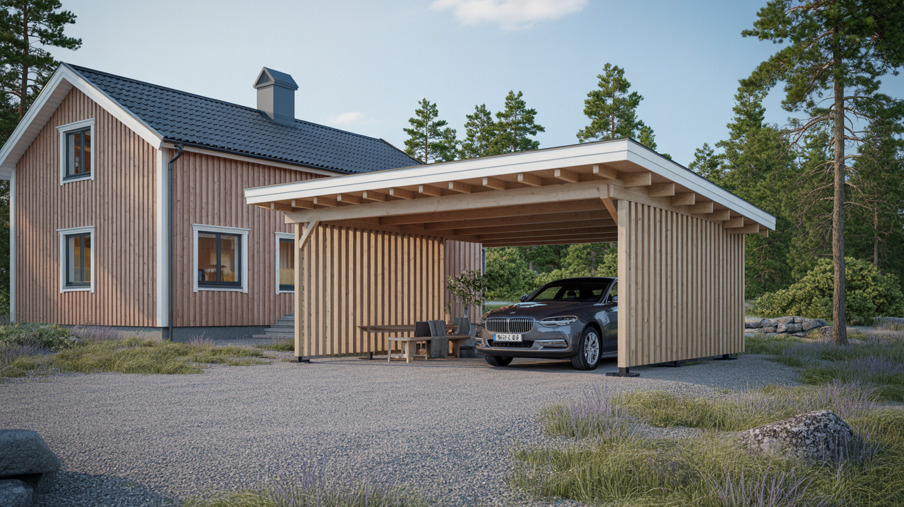 bygga carport